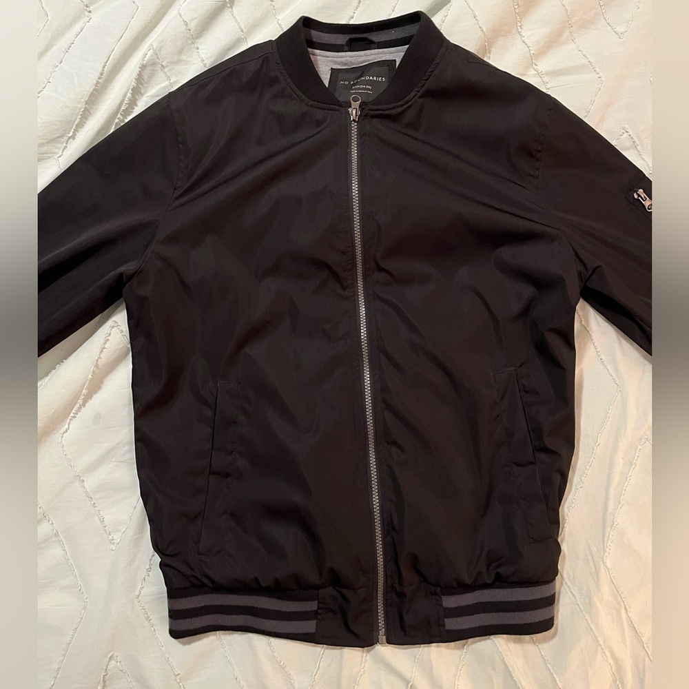 Black Bomber Jacket
